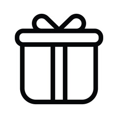 A gift box icon representing presents, celebrations, or special occasions