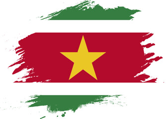 Brush On SURINAME Flag