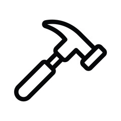 A hammer, representing tools, building, construction, or repair