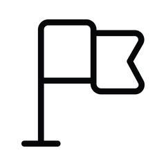 A flag icon representing a goal, milestone, or achievement