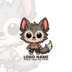 Chibi Werewolf with Fluffy Ears