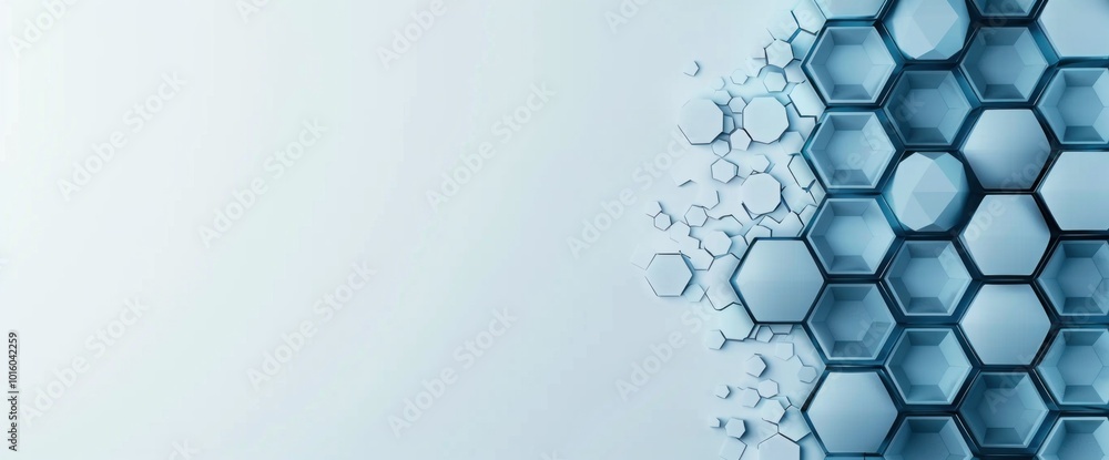 Aufkleber exploring the dynamics of hexagonal patterns nature's mathematical beauty