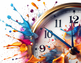 Vivid clock