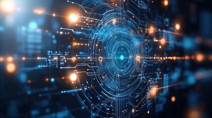 Obraz premium Abstract Technology Background