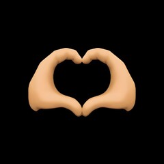 Fototapeta premium Heart Shape Hands