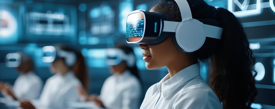 Holographic blockchain-driven education, virtual learning environment, futuristic school