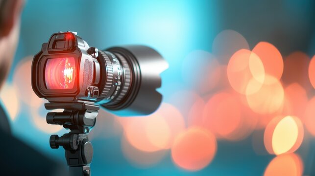 A group of journalists discussing and analyzing current events, preparing for a news segment.