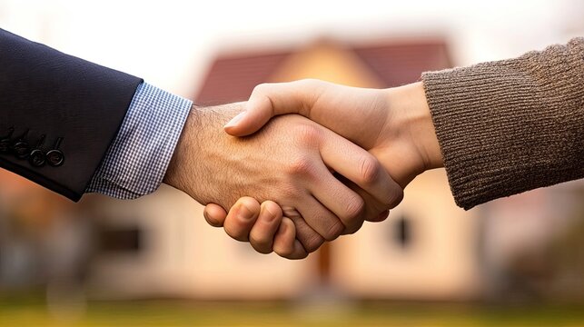 An image signifying trust between a realtor and their client.