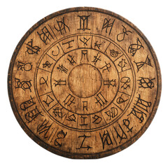 Obraz premium Magical Rune Circle in Realistic Photography