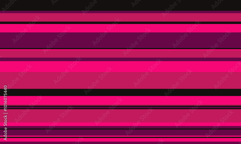 Poster geometric stripes seamless vector pattern with horizontal lines in varied colours, creating an abstr