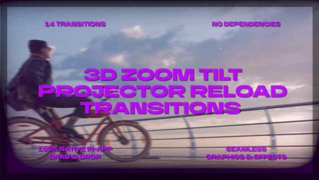 Projector Reload Rotation 3D Tilt Zoom Transitions