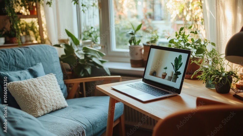 Poster creating a comfortable work environment: discuss how to create a comfortable home office environment