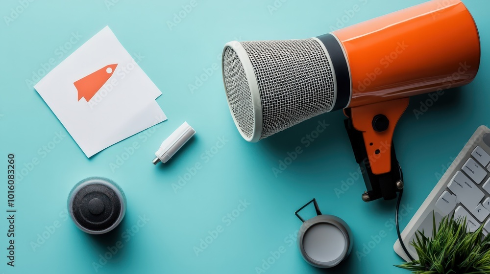 Poster creating a consistent brand voice: analyze the significance of a consistent brand voice across all c