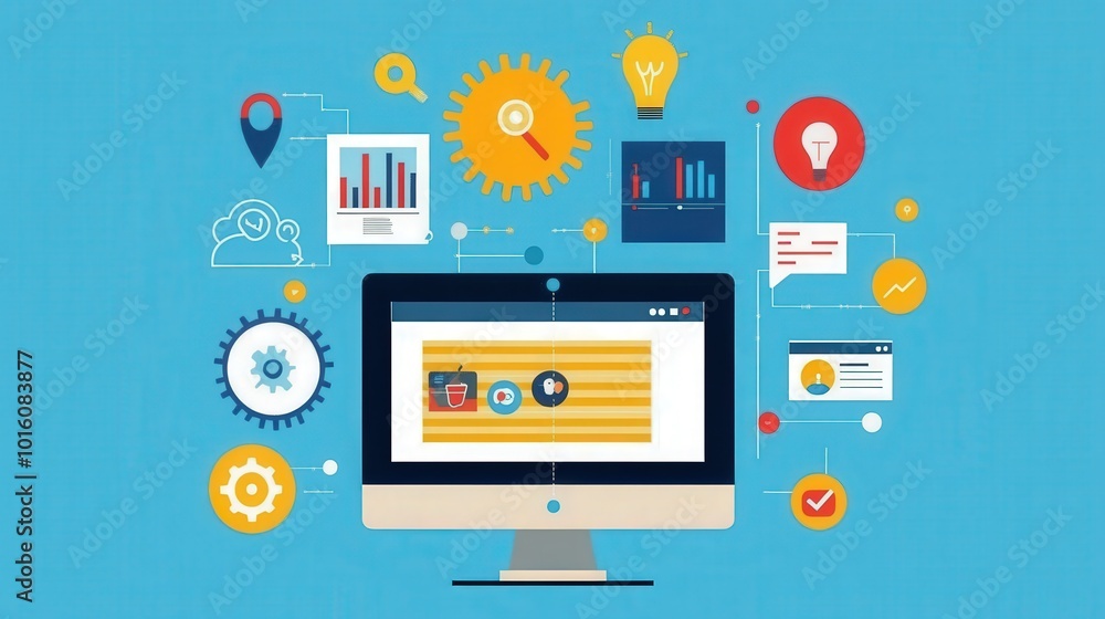 Poster creating an effective digital marketing strategy: discuss the steps involved in developing a compreh