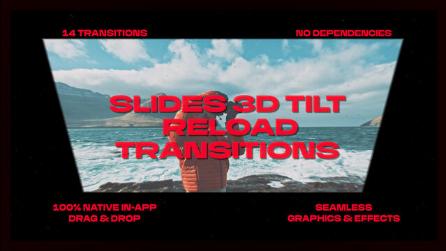 Slides Reload Rotation 3D Tilt Transitions