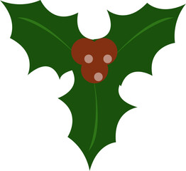 Fototapeta premium Christmas Holly Berries