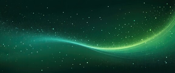 Obraz premium Abstract Green Glow