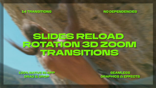 Slides Reload Rotation 3D Zoom Transitions