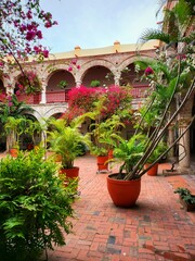 courtyard of a house