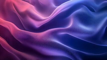 Fototapeta premium Abstract Background with Wavy Lines in Purple and Blue