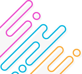 Obraz premium Modern Abstract Dynamic Shape