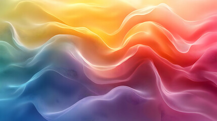 Obraz premium Abstract Background with Wavy Lines and Gradient Colors
