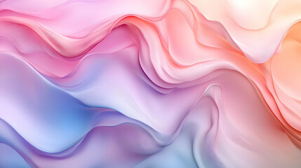 Obraz premium Abstract Background with Pink and Blue Wavy Lines