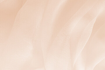 Elegant fabric background for design. Soft delicate chiffon folds of pastel-colored fabric. wedding...