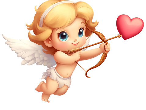 baby cupid drawing easy