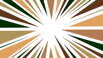 カラフルなサンバーストのイラスト