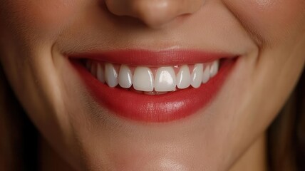 Fototapeta premium Genuine smile expressing warmth and authenticity, creating a positive impression, smile, genuine smile