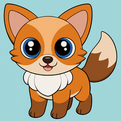 Obraz premium cartoon. cat, cartoon, animal, vector, pet, illustration, kitten, dog, cute, fox, mammal, fun, character, animals, funny, domestic, tail, baby, fur, feline, art, drawing, kitty, brown, design