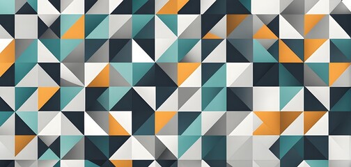 Obraz premium minimalist composition of overlapping geometric shapes with clean lines and muted soft pastel colors