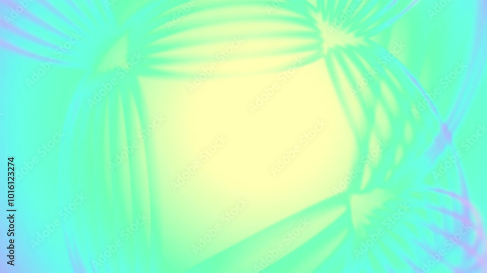 Poster Abstraction with oval shapes. 3d rendering loop animation 4K