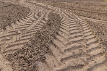 plowed fertilized fertile soil for obtaining a new crop