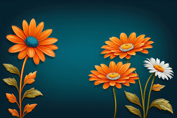 background with flowers