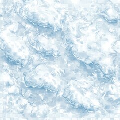 Obraz premium Ice surface isolated on transparent png background.
