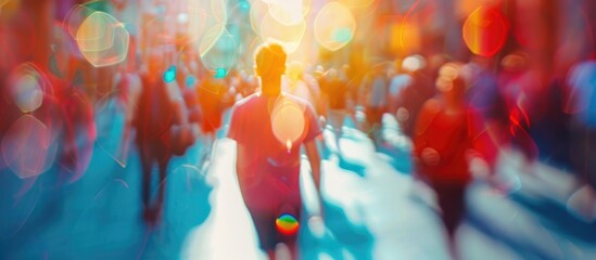 Blurred Background with People