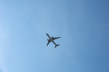Airplane in the sky