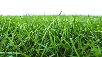 Fototapeta premium Close-up of Lush Green Grass Blades