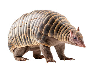 Obraz premium A Full Body Armadillo isolated on transparent background
