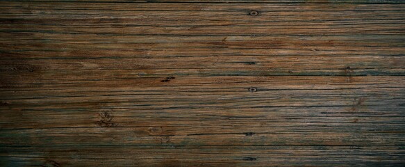 Fototapeta premium Dark wood background, old black wood texture for background