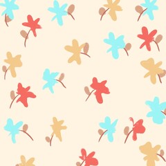 seamless pattern with flowers
