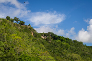 Nice view of Altos de Chav&oacute;n a tourist attraction, a re-creation of a 16th century Mediterranean&ndash;style village, located a top of the Chav&oacute;n River in the city of La Romana, Dominican Republic