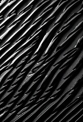 Obraz premium captivating close polished carbon fiber surface highlighting intricate textures reflections, detail, pattern, glossy, design, material, weave, shine, smooth