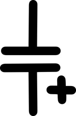 electrical circuit symbols icon capacitor polarized