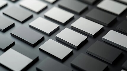 Diverse Business Cards Spread on a Table