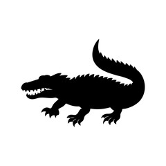 Fototapeta premium Crocodile mascot cartoon illustration 