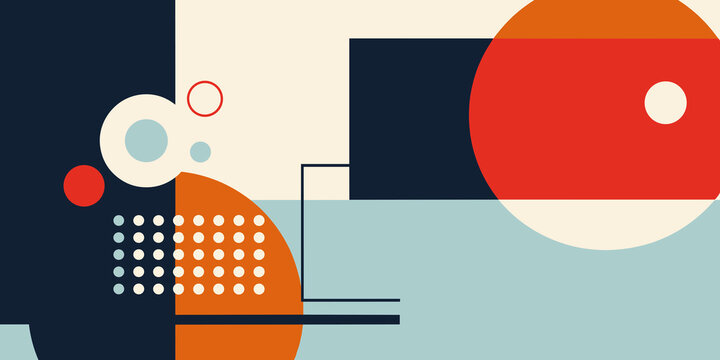 Brutalist-inspired geometric patterns