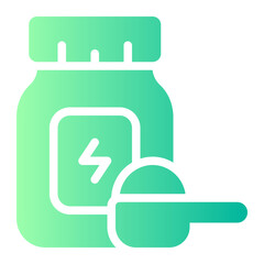 whey protein gradient icon